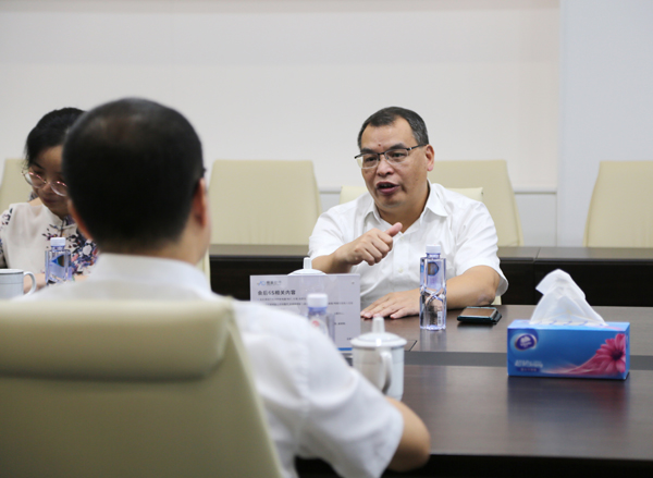 福州高新区党工委书记魏邦仲率队莅临榕基工程公司开展服务企业专题调研03